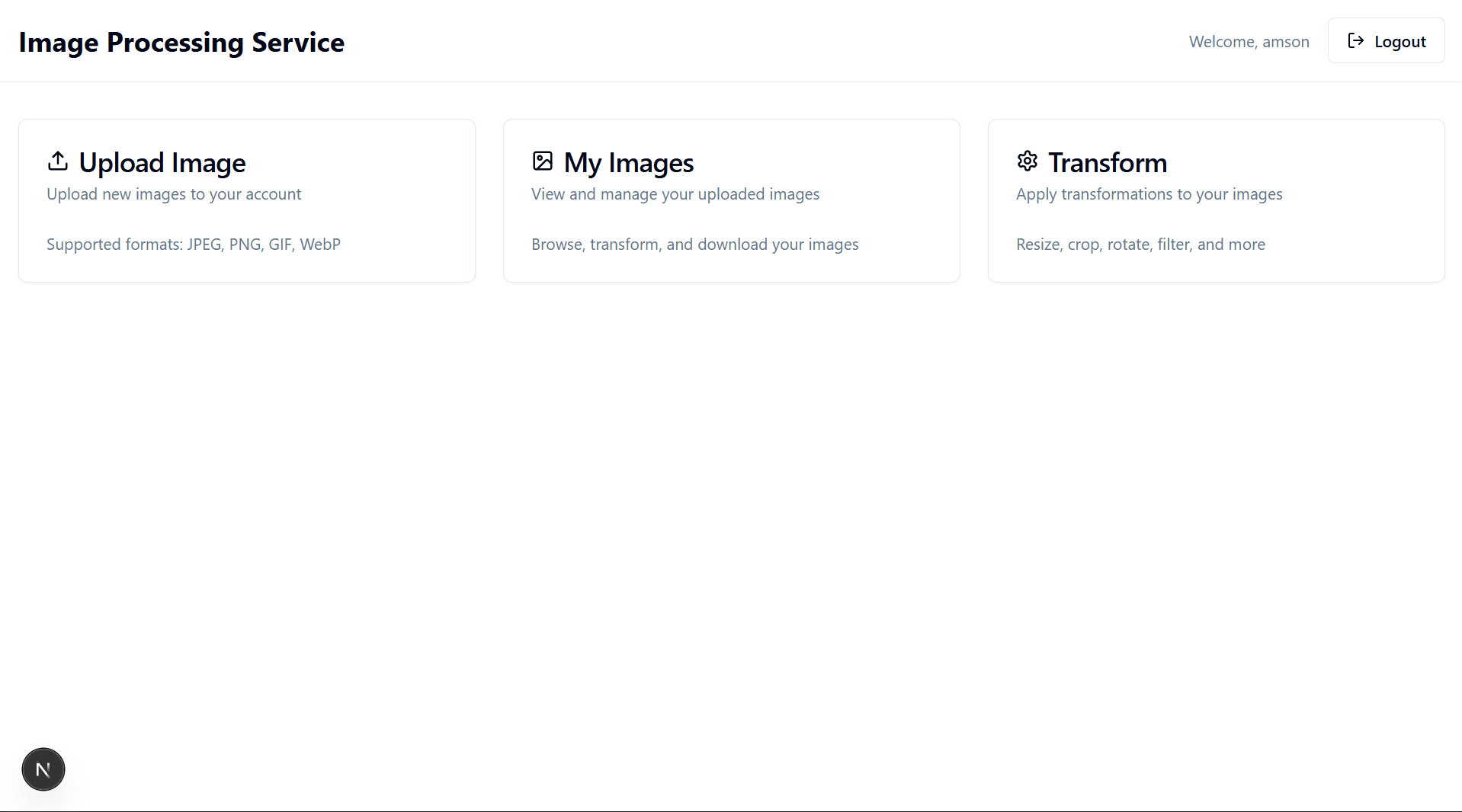 Image Processing Service